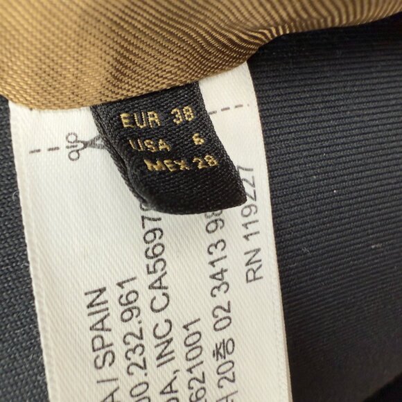 MASSIMO DUTTI Blazer Dress / Trench Coat Tan Kaki Double-Breasted Belted‎ Fall 6 - Picture 10 of 16